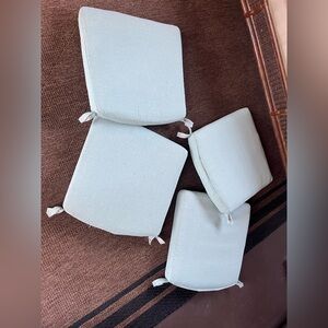 Four Patio Seat Cushions